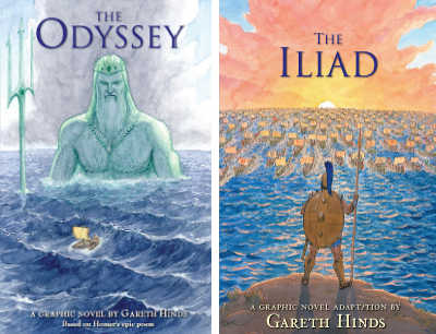Two Gareth Hinds graphic novels