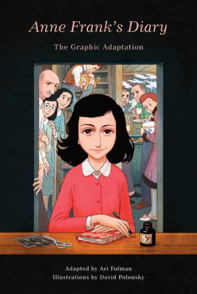 Anne Frank's Diary graphic novel book cover