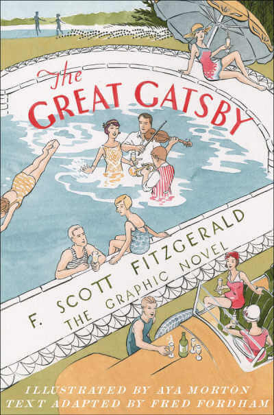 The Great Gatsby graphic novel book cover