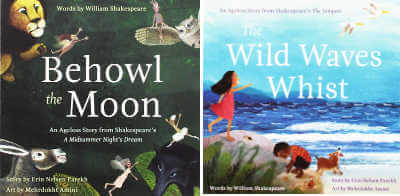 Two children's board book covers