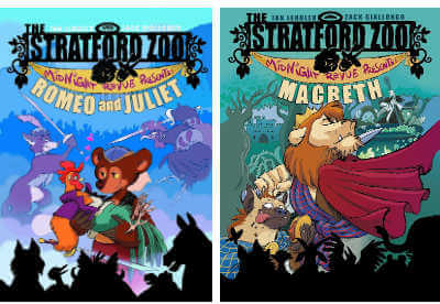 Two Stratford Zoo graphic novel book covers