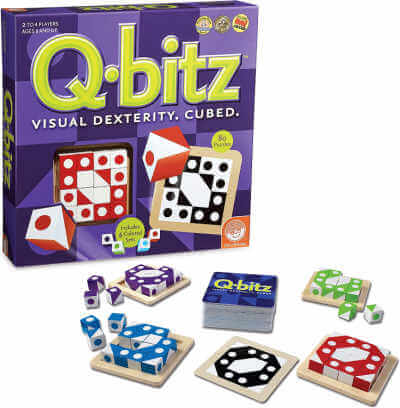Q-bitz matching pattern puzzle game