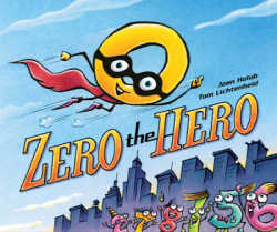 Zero the Hero math picture book cover