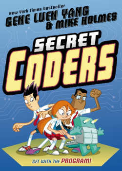Secret Coders graphic novel mystery book cover