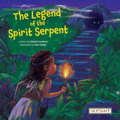 The Legend of the Spirit Serpent folktale picture book