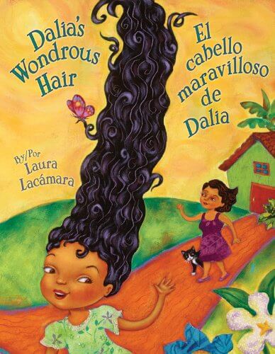 Dalia Wondrous Hair bilingual book