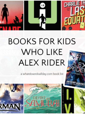 Collage of Books like Alex Rider
