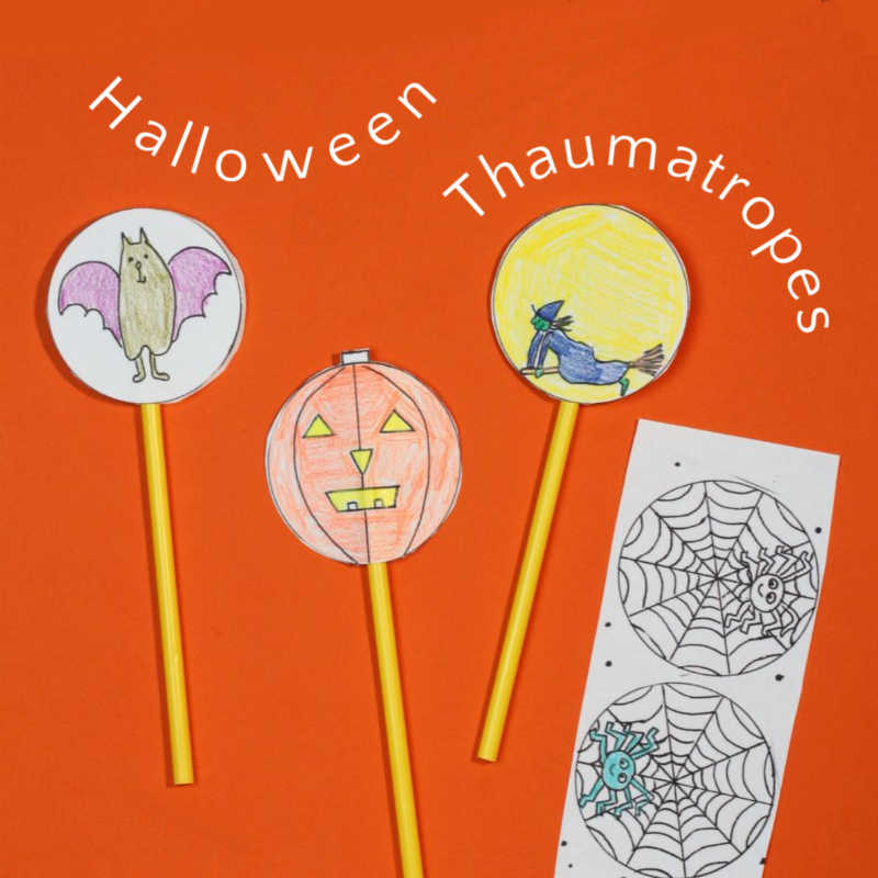 Halloween Thaumatropes: STEAM Project with Printable Template halloween-thaumatropes-steam-project-with-printable-template