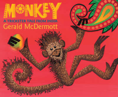 Monkey trickster tale from India book