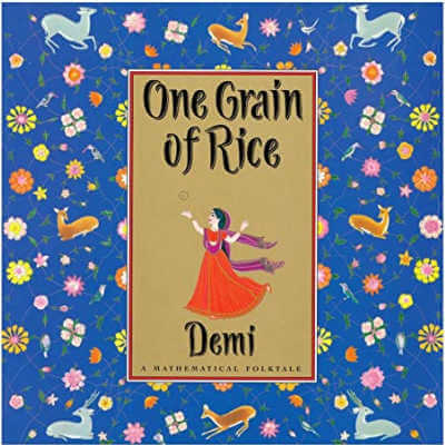 One Grain of Rice A Mathematical Tale by Demi picture book