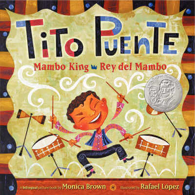 Picture book about Tito Puente, book cover.