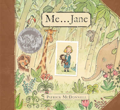 Me...Jane biography of Jane Goodall for kids, picture book cover