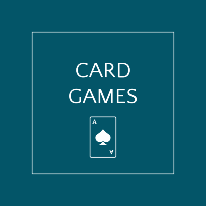 blue square playing card games