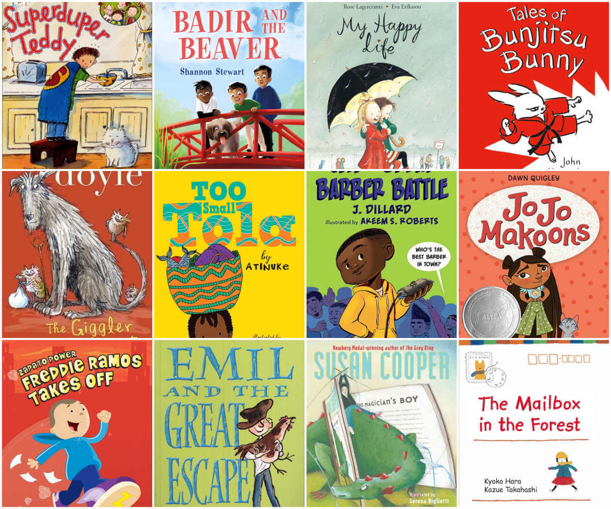 Collage of children's chapter books.
