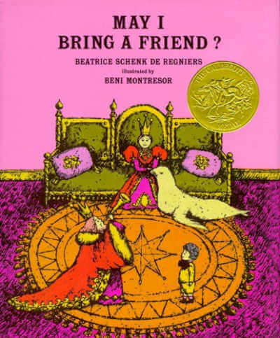 May I Bring a Friend, picture book cover.