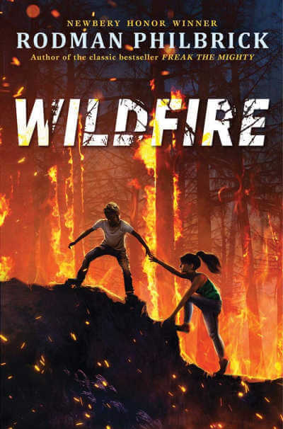 Wildfire by Rodman Philbrick book cover.