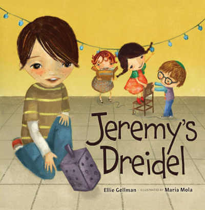 Jeremy's Dreidel picture book cover.