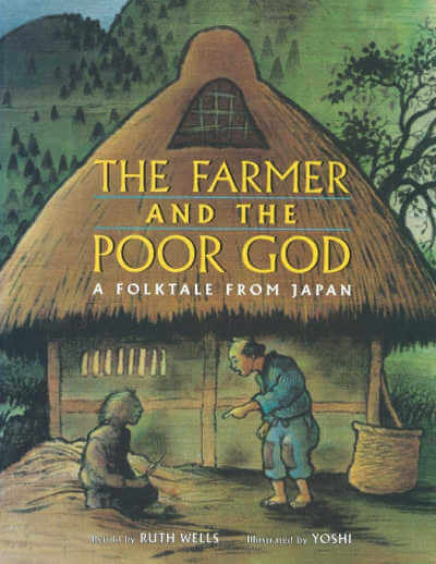 The Farmer and the Poor God folktale picture book cover.