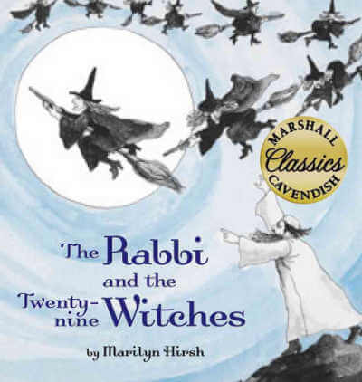 The Rabbi and the Twenty-nine Witches picture book cover.
