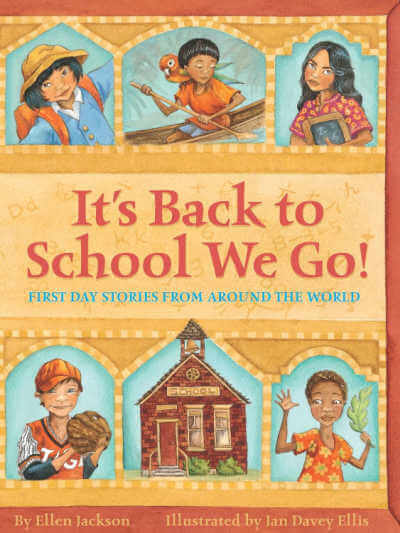 It's Back To School We Go!: First Day Stories from Around The World book cover.