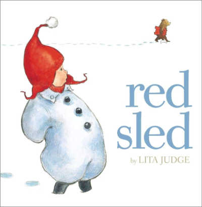 Red Sled picture book cover.
