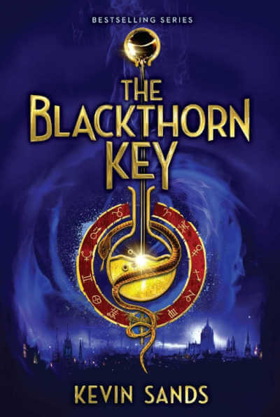 The Blackthorn Key by Kevin Sands, book cover.