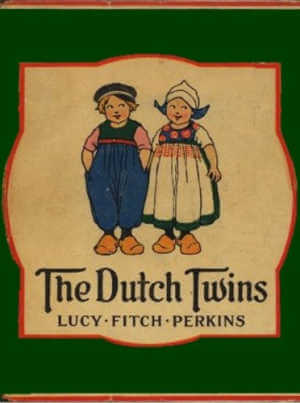 The Dutch Twins by Lucy Fitch Perkins, book cover.