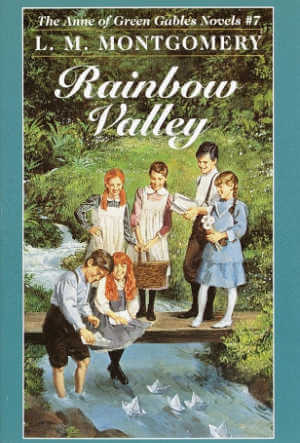 Rainbow Valley by L. Maud Montgomer, mass market paperback book cover.