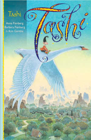 Tashi children's book, book cover illustration.