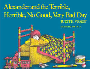 Alexander and the Terrible, Horrible, No Good, Very Bad Day book cover.