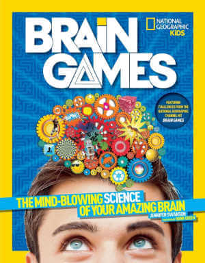 National Geographic Kids Brain Games book.