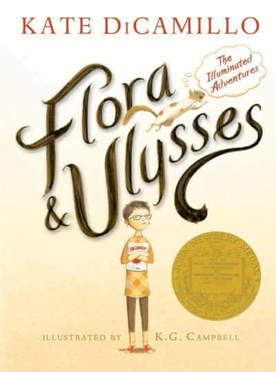 Flora and Ulysses, book cover.