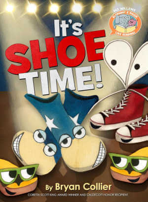It's Shoe Time by Bryan Collier, easy reader book.