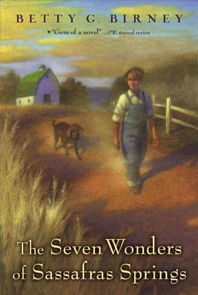 The Seven Wonders of Sassafras Springs book cover.