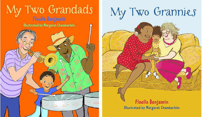 Two book cover, My Two Grandads, and My Two Grannies.