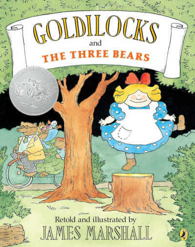 Goldilocks and the Three Bears by James Marshall book cover.