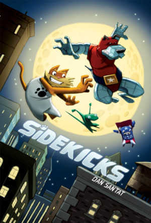 Sidekicks by Dan Dantat, graphic novel.