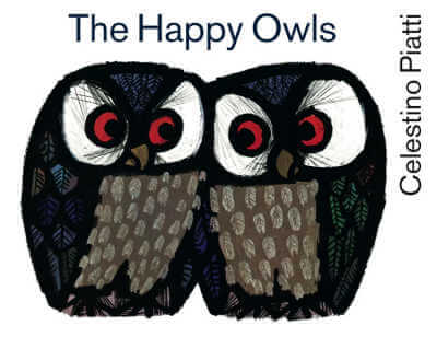The Happy Owls by Celestino Piatti book cover..
