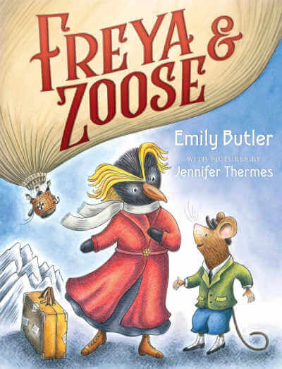 Freya and Zoose, picture book cover.