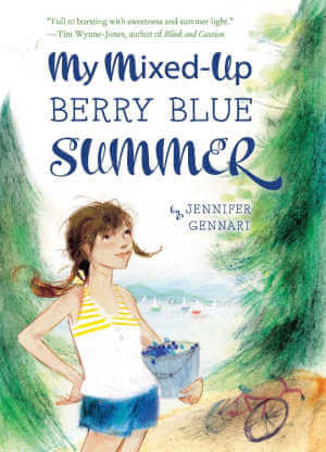 My Mixed Up Berry Blue Summer, book cover.