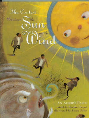 The Contest Between the Sun and the Wind, book cover.