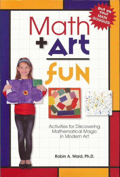 Math + Art = Fun, book cover.