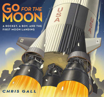 Go for the Moon, picture book cover.