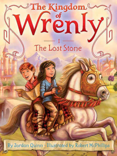 The Kingdom of Wrenly, the Lost Stone book cover.