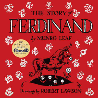 Ferdinand by Munro Leaf, book cover.