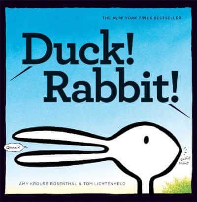 Duck! Rabbit!, picture book cover.