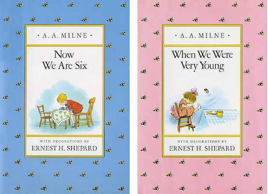 Two poetry books by A.A. Milne.