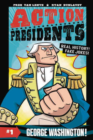 Action Presidents: George Washington, book cover.