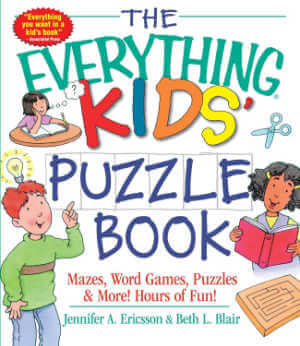 The Everything Kids' Puzzle Book, book cover.