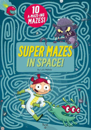 Super Mazes in Space, book cover.